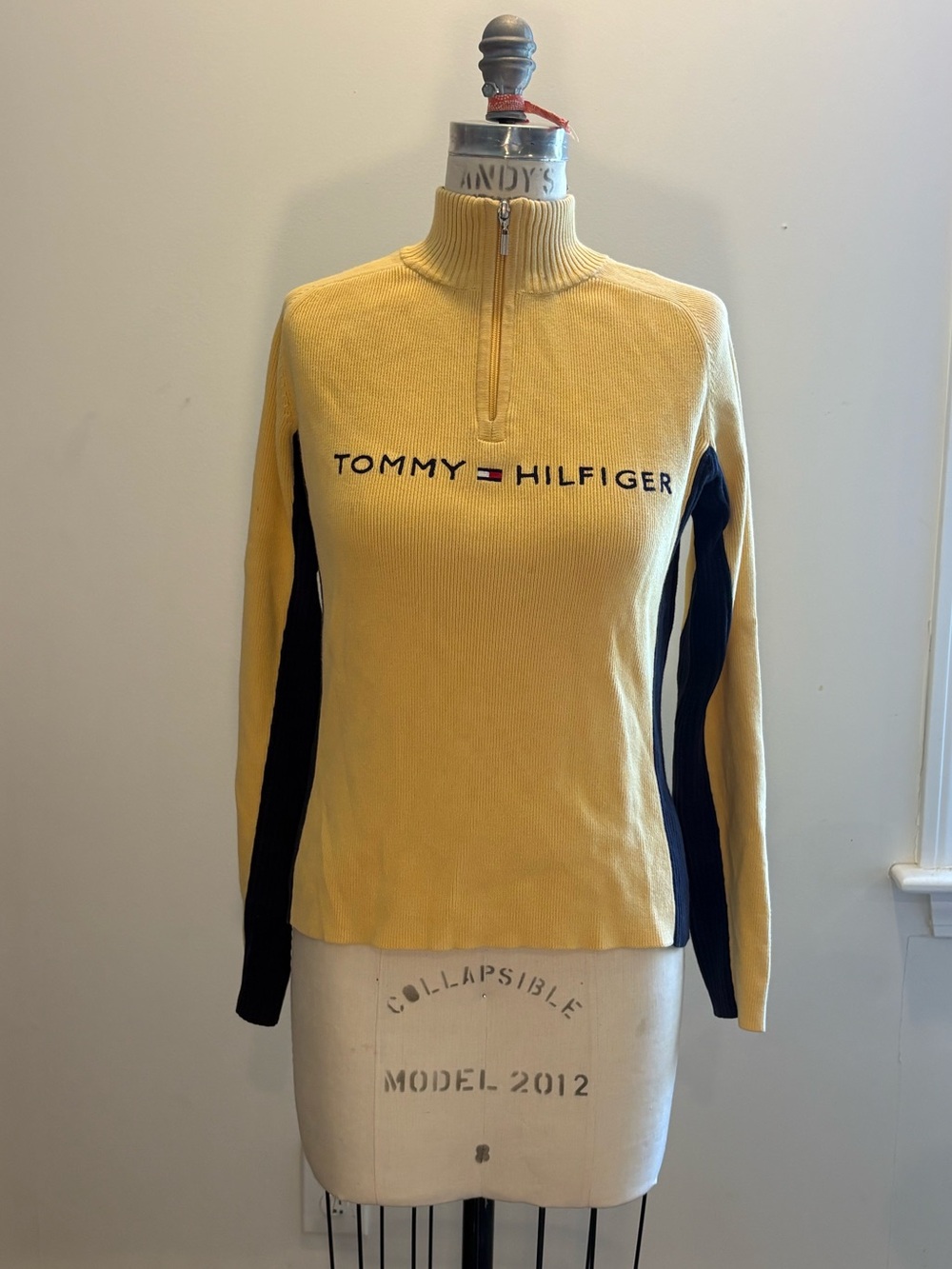 Vintage Tommy Hilfiger Sweater turtleneck 1/4 Zip
